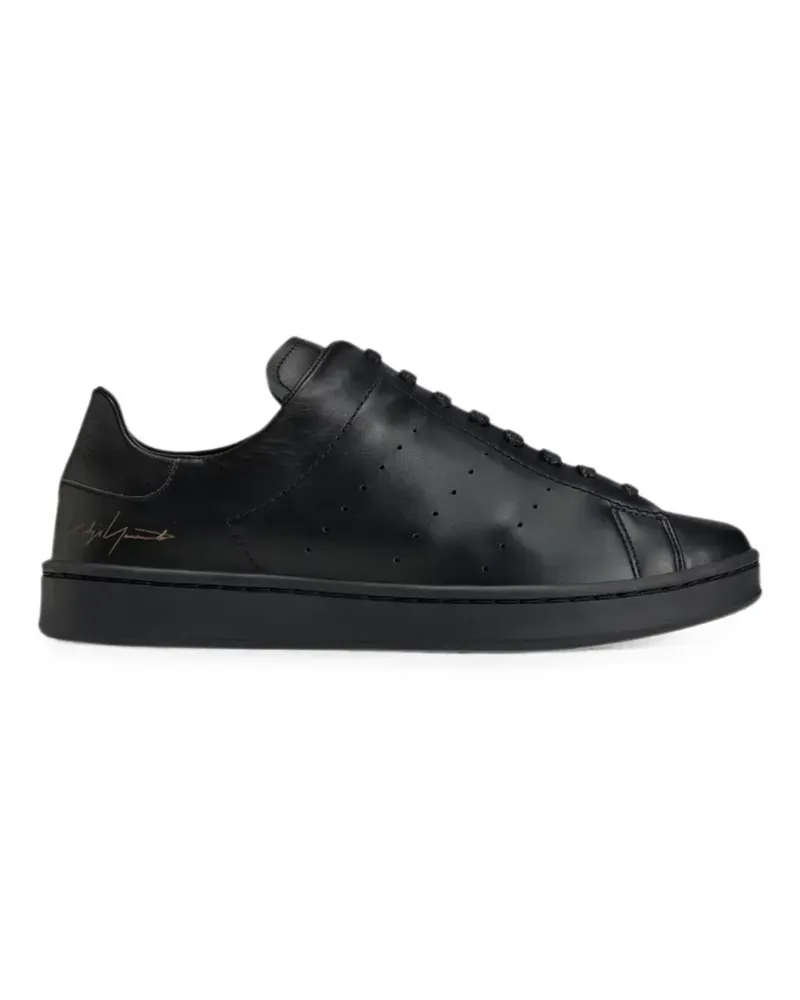 Y-3 Stan Smith perforated-detail leather trainers - Schwarz Schwarz