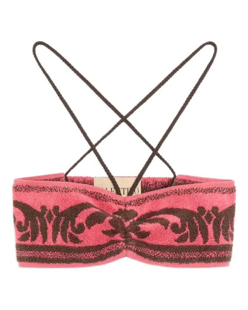 Valentino Garavani Frottee-Oberteil - Rosa Rosa