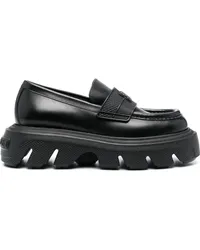 Casadei Loafer mit Logo Schwarz