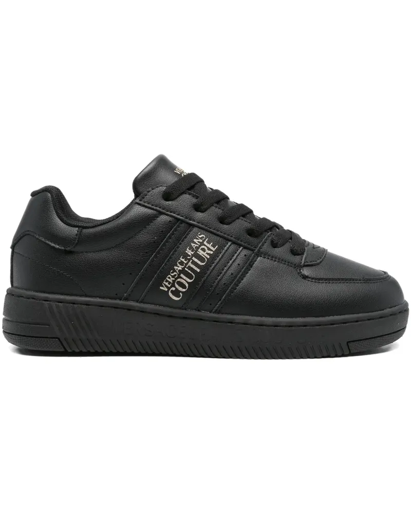 Versace Jeans Sneakers mit Logo-Detail - Schwarz Schwarz