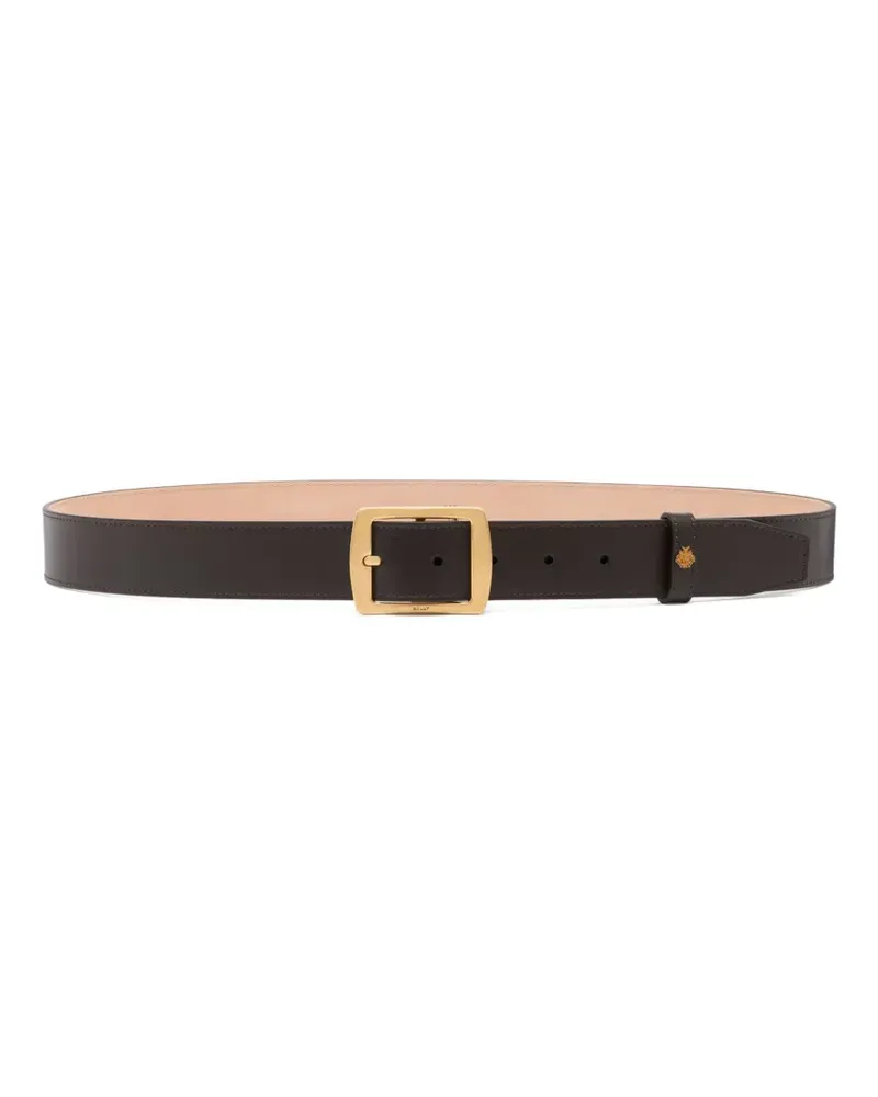 Bally Glen buckle leather belt - Braun Braun