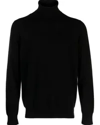 Canali Kaschmirpullover mit Rollkragen Schwarz