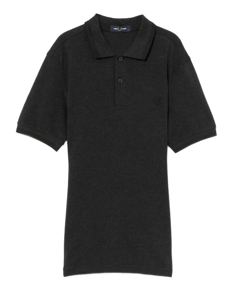 Fred Perry Poloshirt mit Logo-Stickerei - Grau Grau