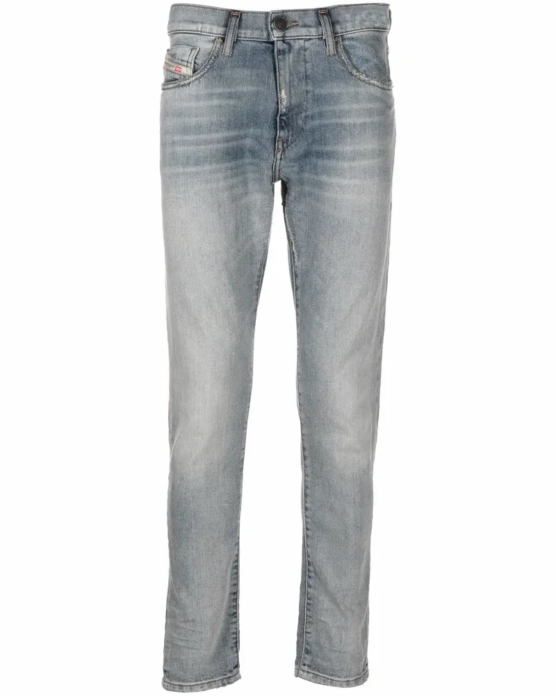 Diesel Ausgeblichene Slim-Fit-Jeans - Blau Blau