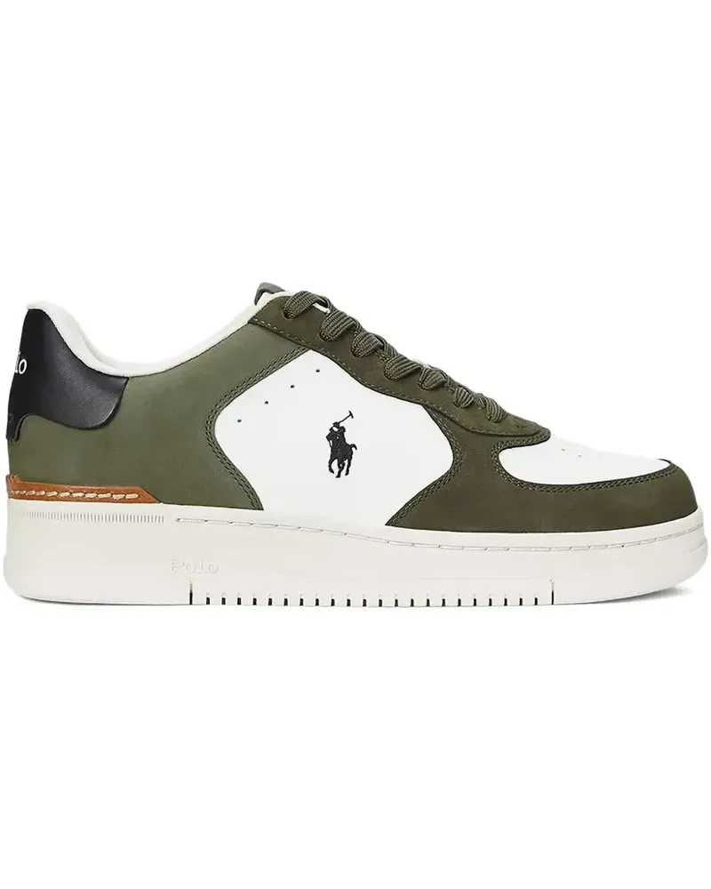 Ralph Lauren Sneakers mit Kontrasteinsatz - Grün Grün