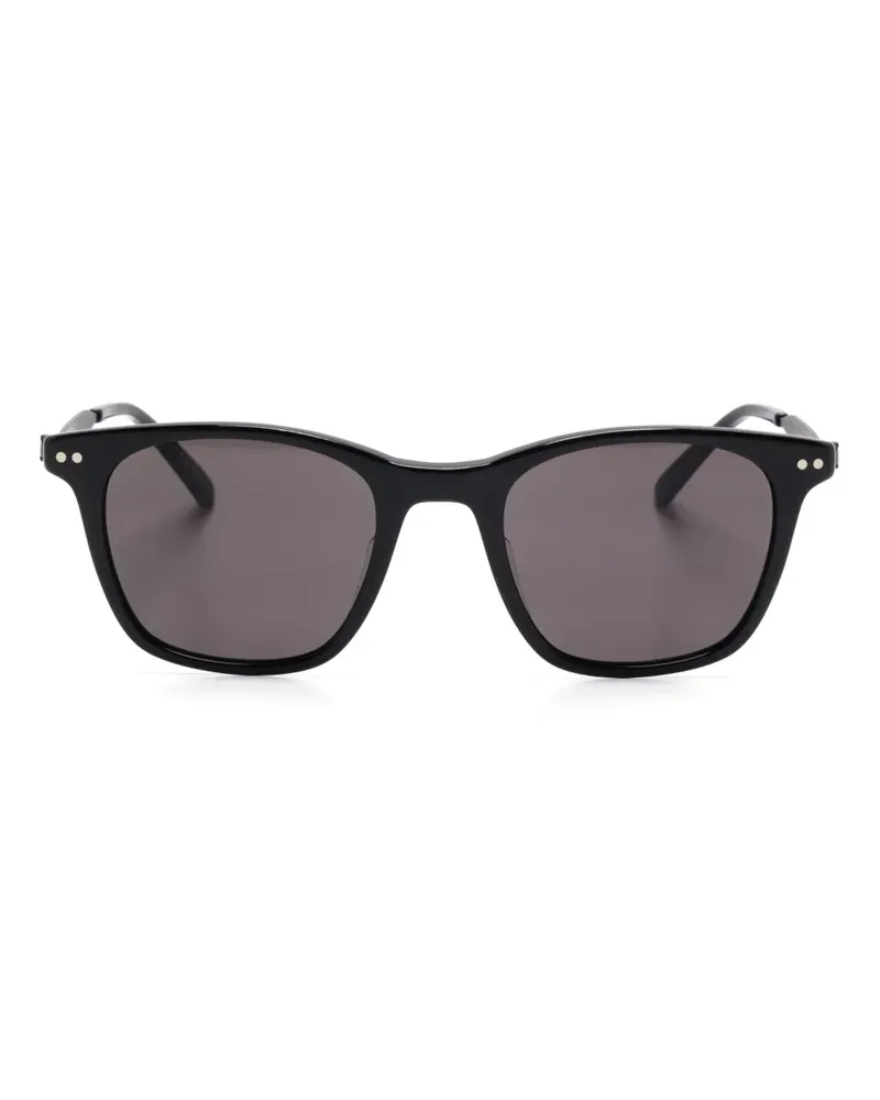 Dunhill Sonnenbrille mit breitem Gestell - Schwarz Schwarz
