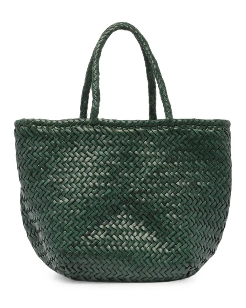 Dragon Diffusion Grace woven leather tote bag - Grün Grün