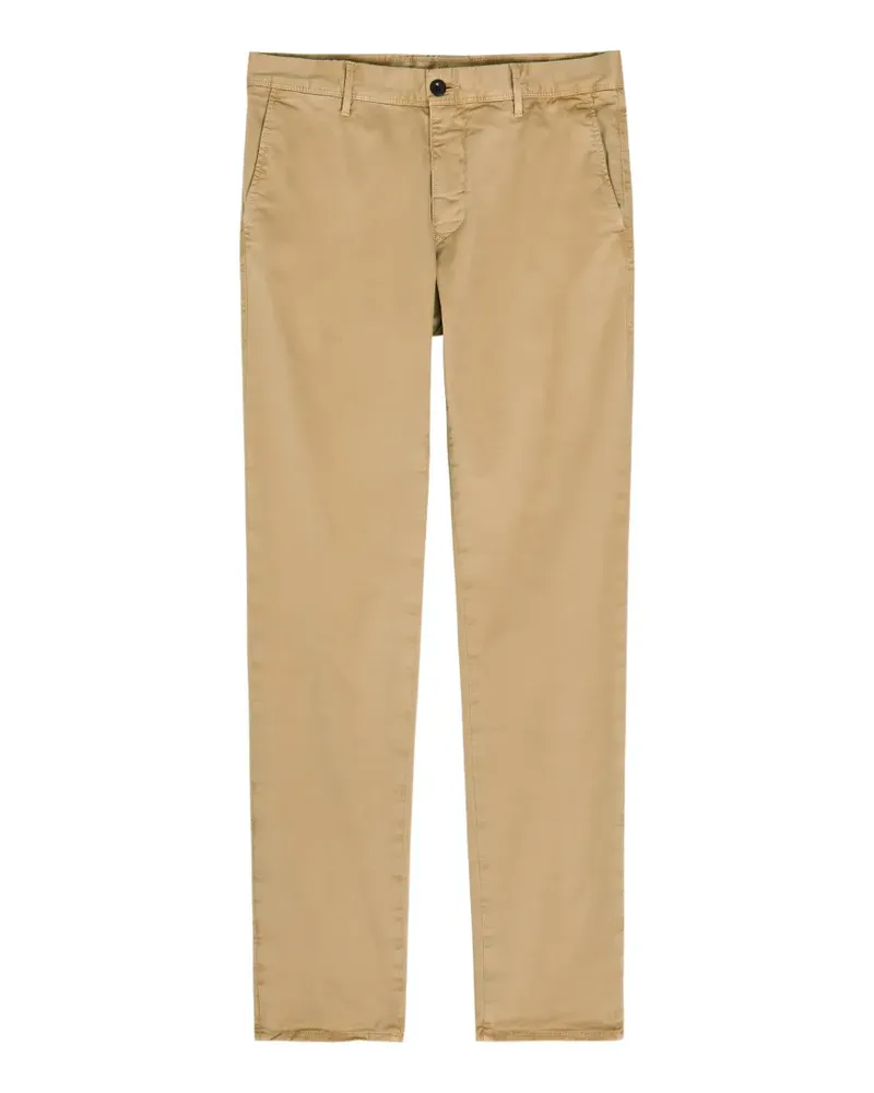 Slowear logo-embroidered trousers - Nude Nude