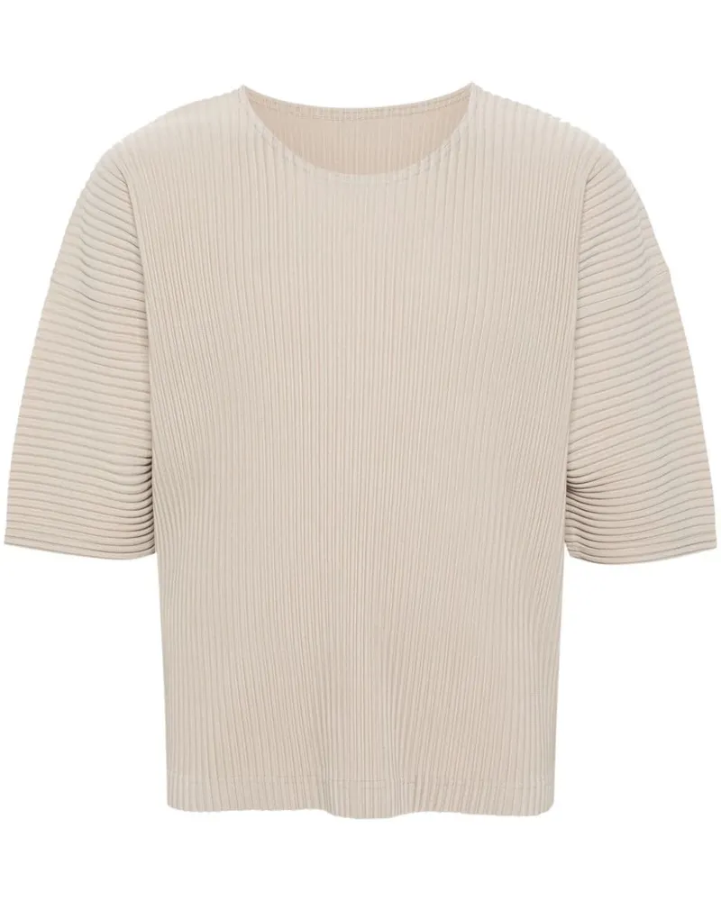 Issey Miyake Plissiertes MC March T-Shirt - Nude Nude