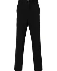 Sacai Klassische Melton Hose Schwarz