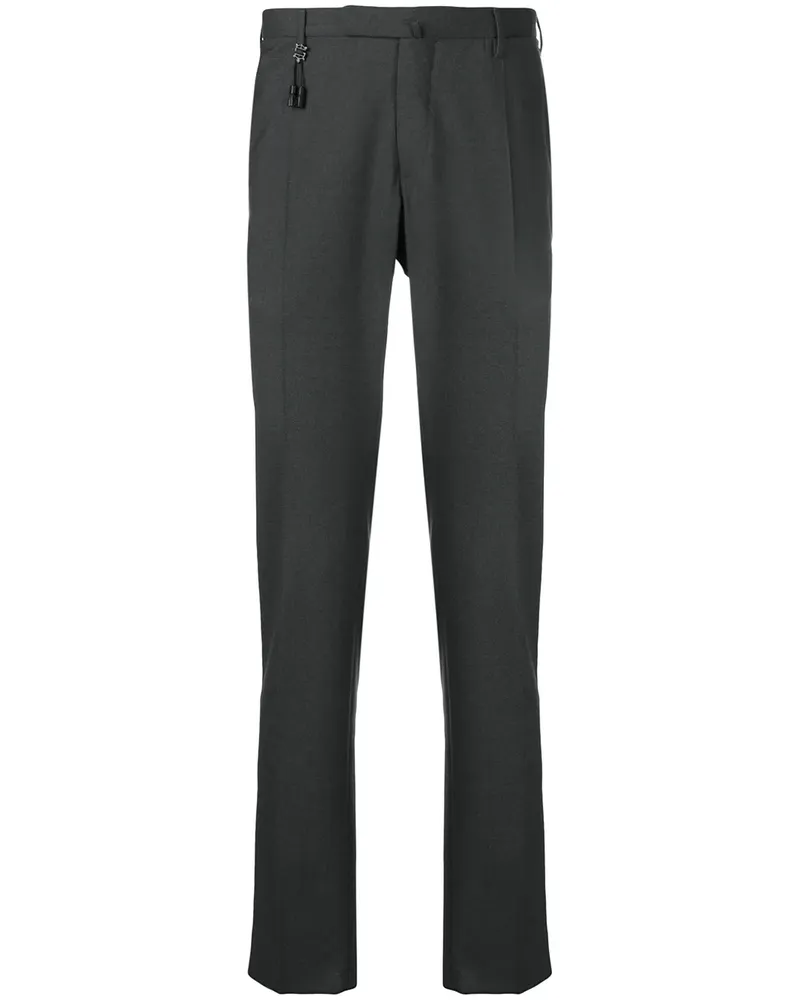 Incotex Schmale Hose - Grau Grau