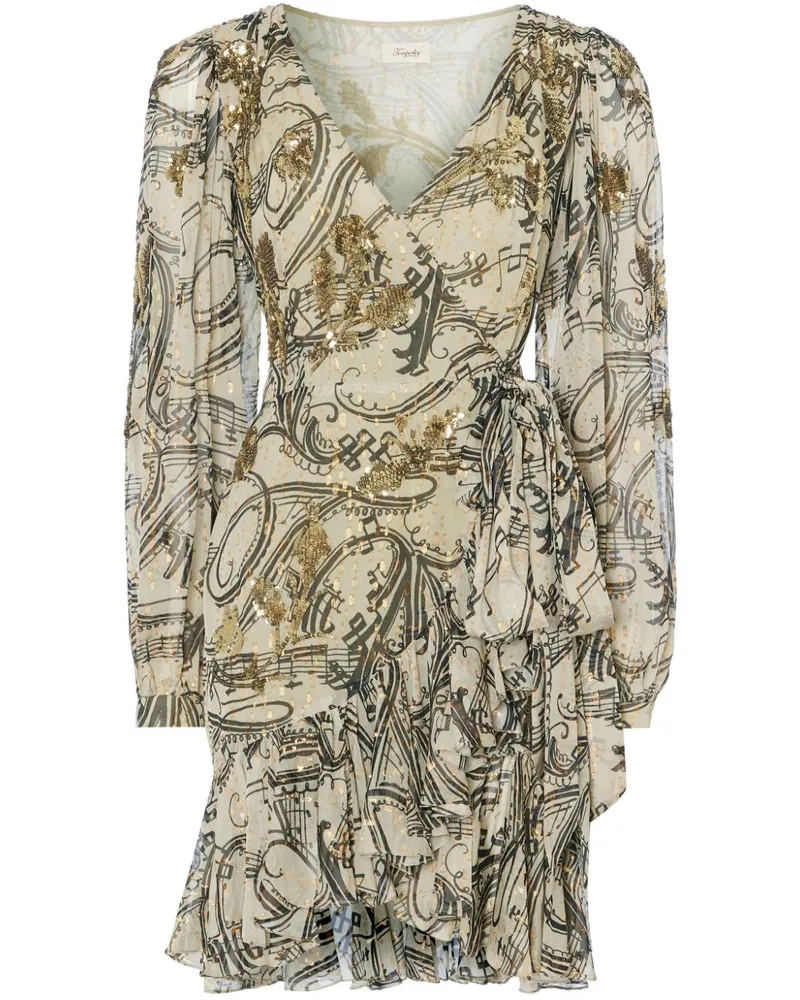 Temperley London Silvana Minikleid - Grün Grün
