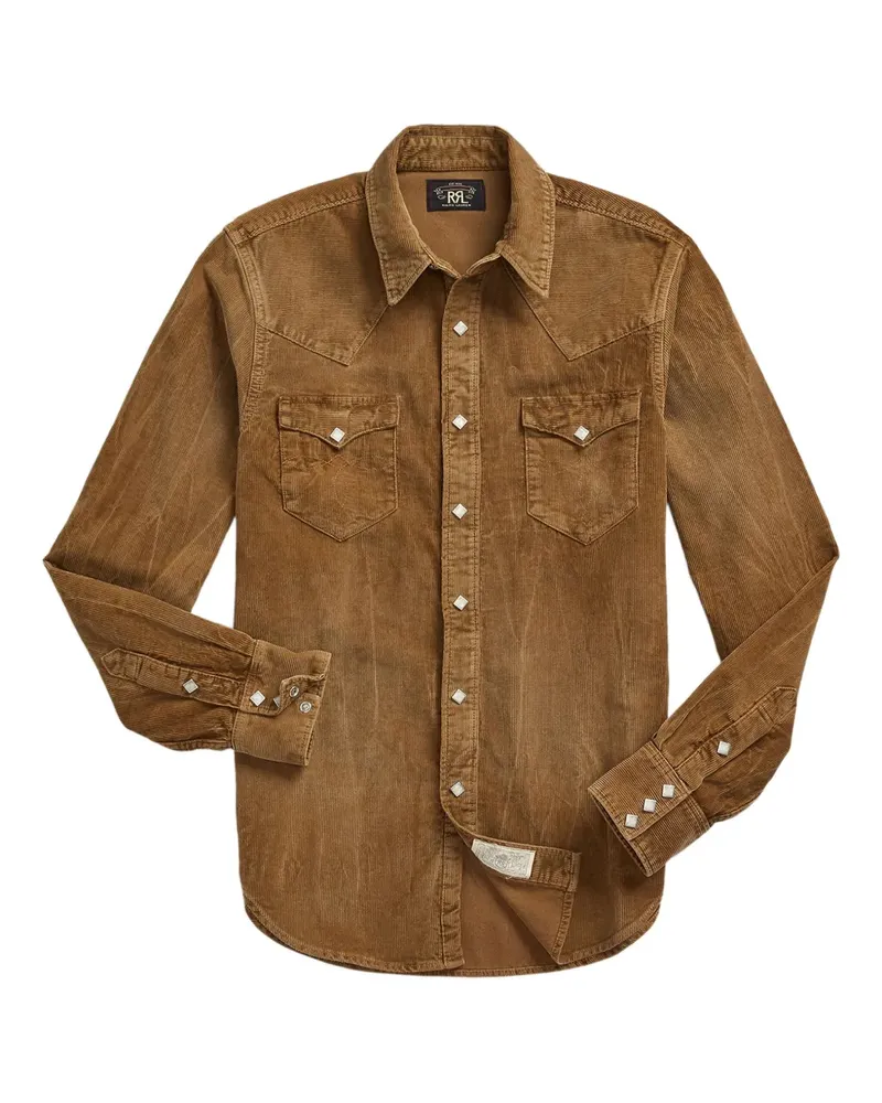 Ralph Lauren Buffalo Western Hemd - Braun Braun