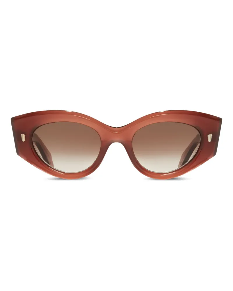 Cutler and Gross Sonnenbrille mit Cat-Eye-Gestell - Braun Braun