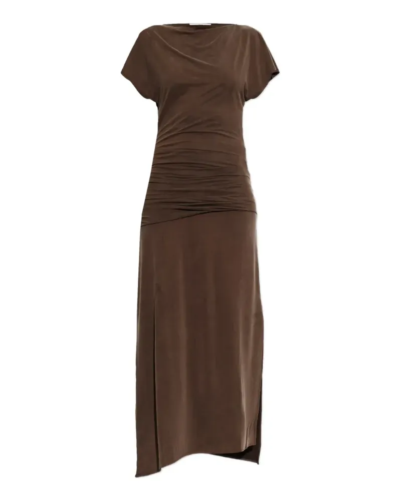 IRO Excess ruched midi dress - Braun Braun