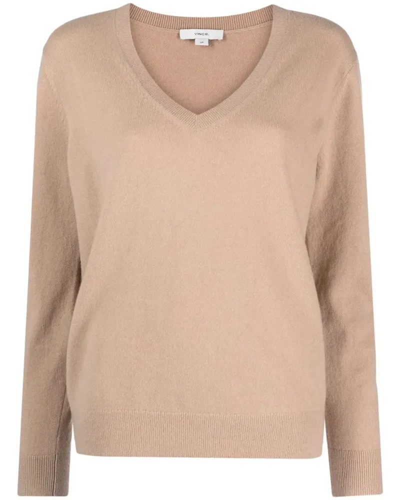 Vince Weekend Kaschmirpullover - Nude Nude