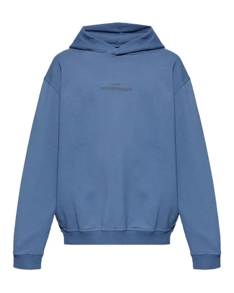 Maison Margiela logo hoodie - Blau Blau
