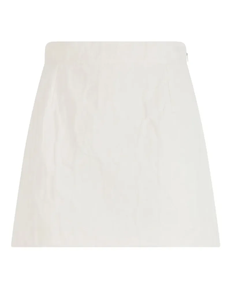 Roberto Cavalli zip-fastening mini skirt - Weiß Weiß