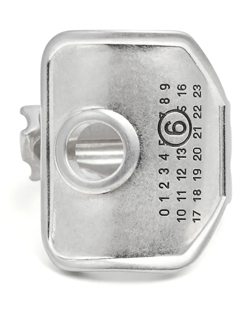 Maison Margiela Offener Ring mit Schlüsselmotiv - Silber Silber