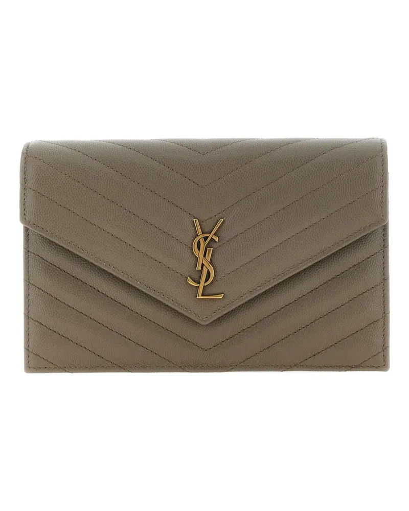 Saint Laurent envelope-design cross body bag - Braun Braun