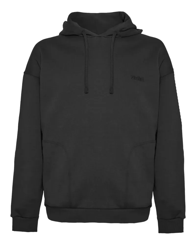 Ermenegildo Zegna drawstring hoodie - Schwarz Schwarz