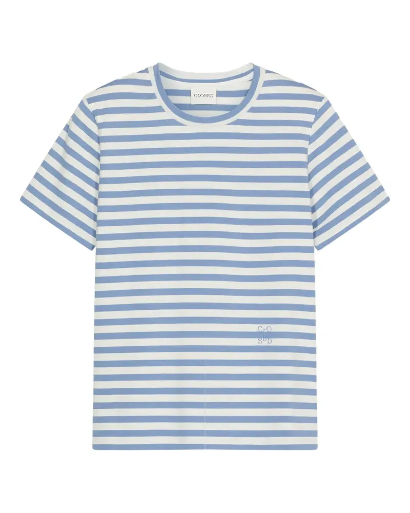 Closed Gestreiftes T-Shirt - Blau Blau