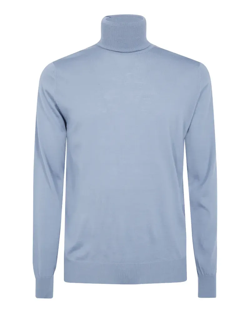 Filippo de Laurentiis Klassischer Rollkragenpullover - Blau Blau