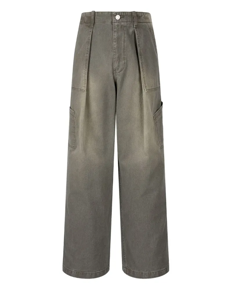 STUDIO TOMBOY cargo-pocket wide-leg trousers - Grau Grau