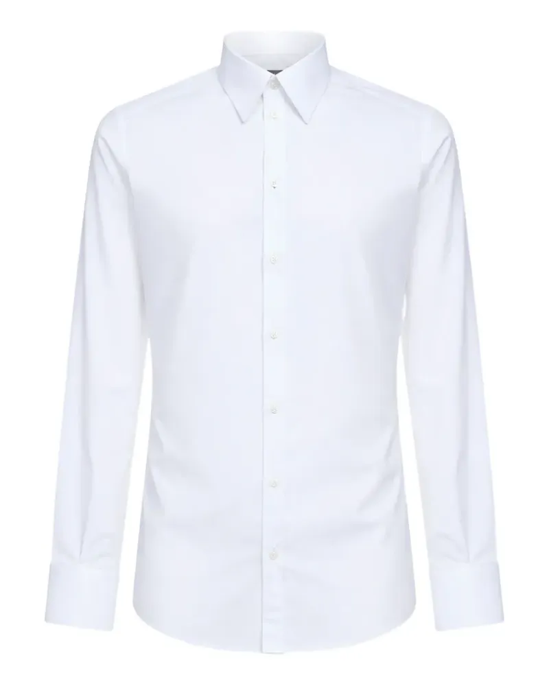 Dolce & Gabbana button tailored collar shirt - Weiß Weiß