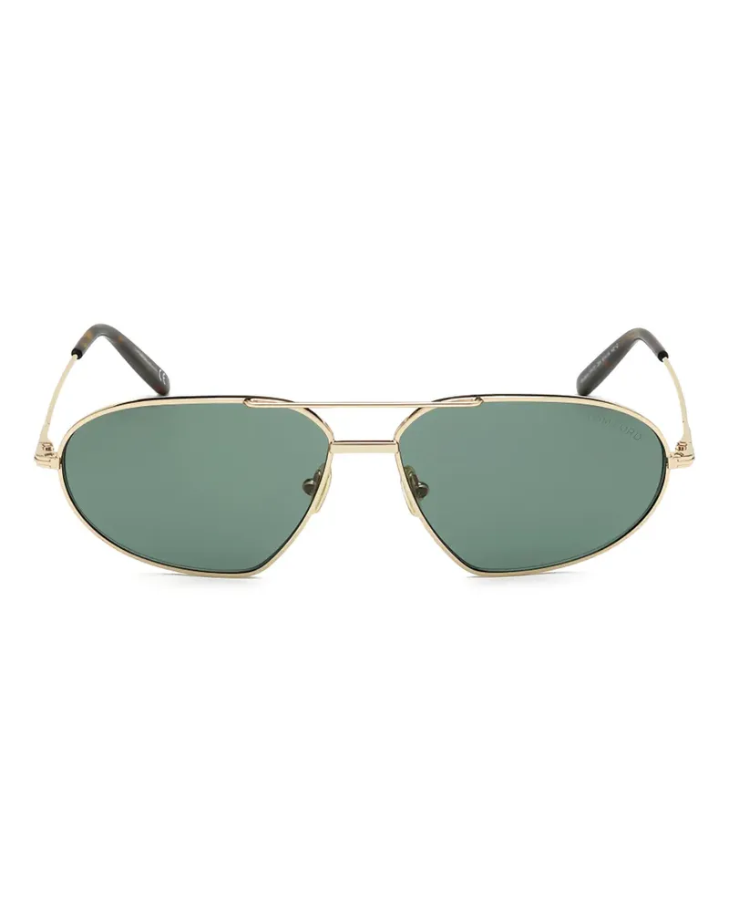 Tom Ford Getönte Pilotenbrille - Gold Gold