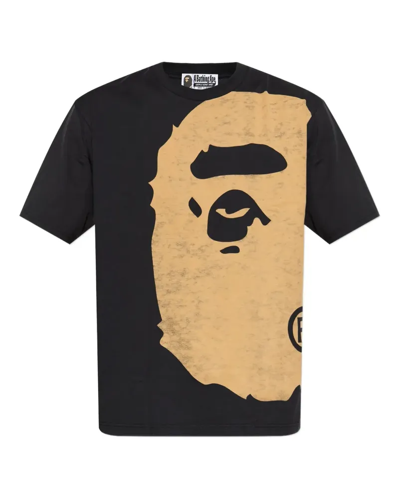 BAPE Ape Head-print T-shirt - Schwarz Schwarz