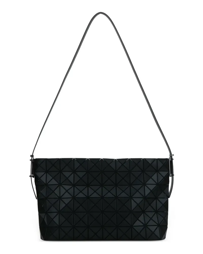 Issey Miyake Musette Schultertasche mit geometrischem Einsatz - Schwarz Schwarz