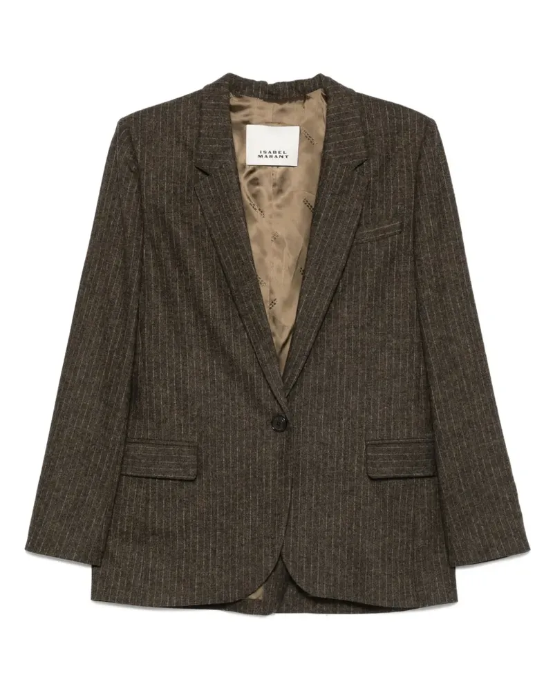 Isabel Marant Blazer mit Nadelstreifen - Braun Braun