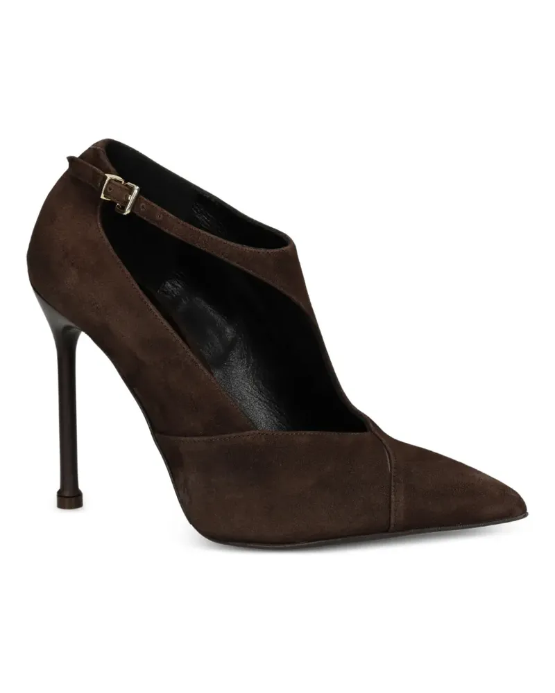 Albano Pumps mit spitzer Kappe - Braun Braun