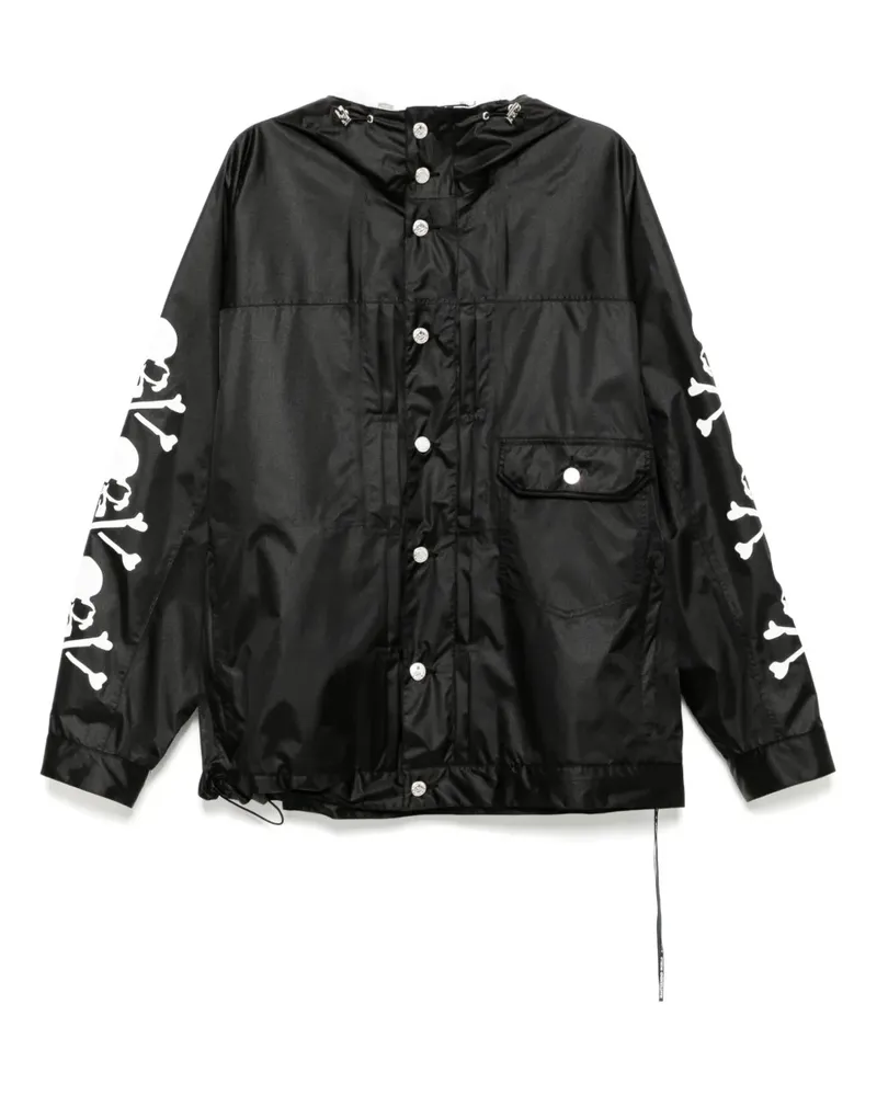 Mastermind World Jacke mit Totenkopf-Print - Schwarz Schwarz