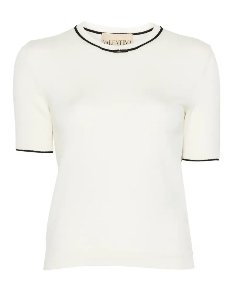Valentino Garavani VLogo Pullover mit Schleifendetail - Weiß Weiß