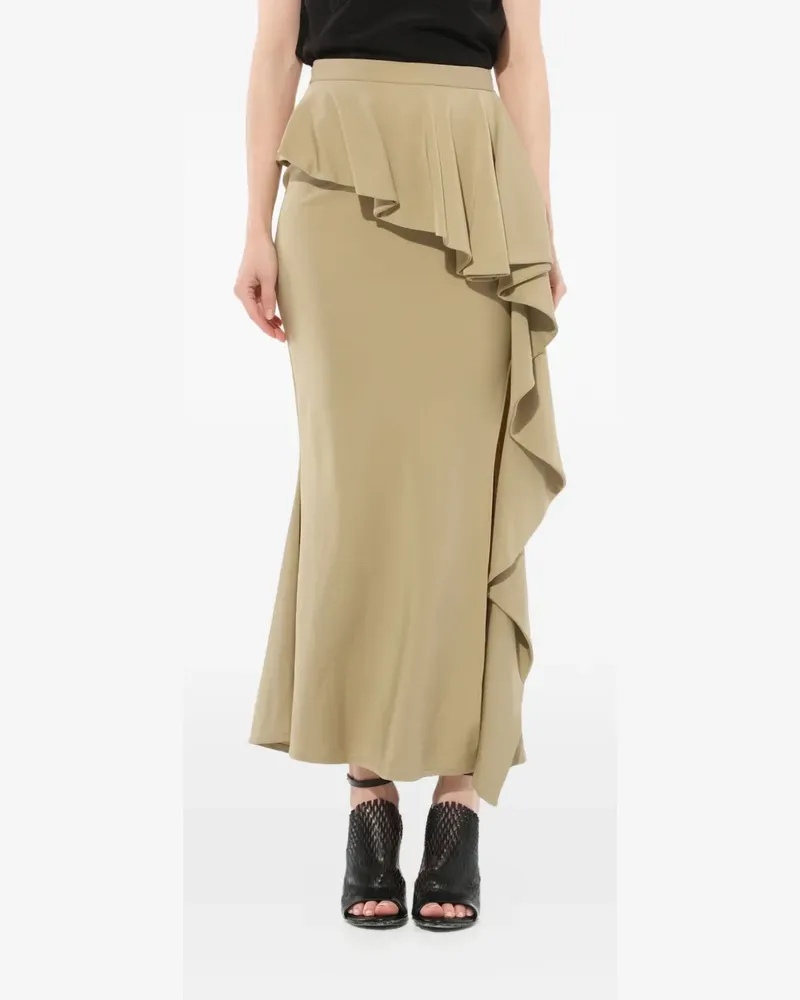 Givenchy Maxirock mit Volant - Nude Nude