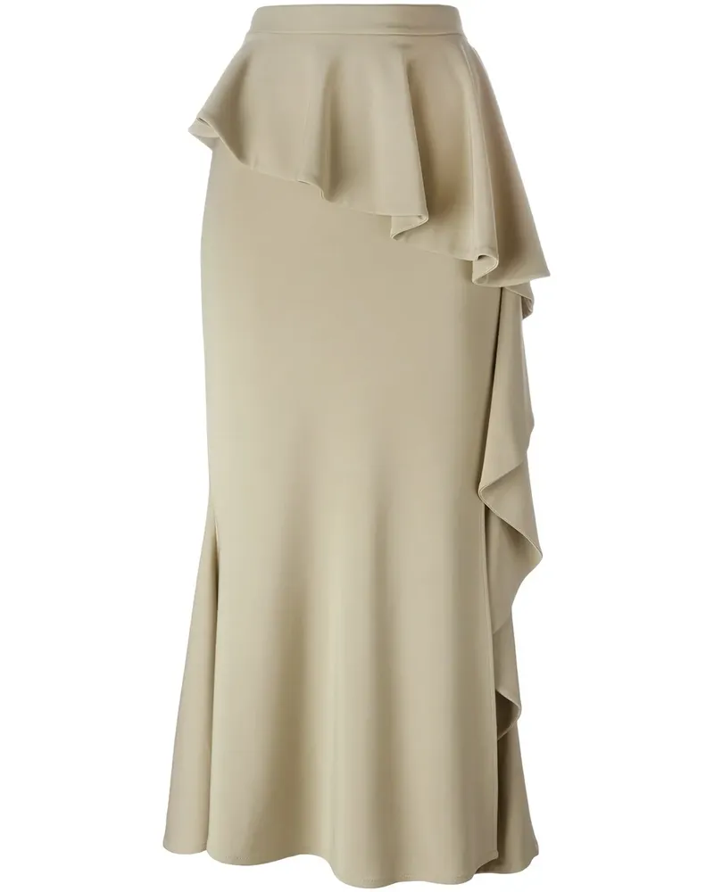 Givenchy Maxirock mit Volant - Nude Nude