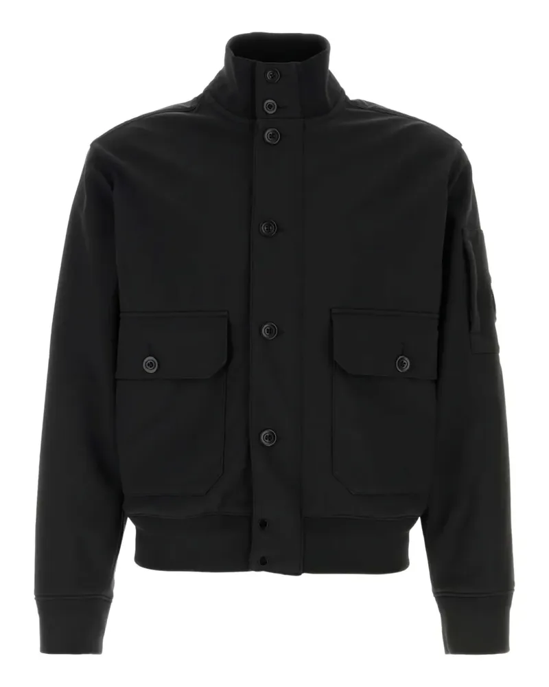 C.P. Company stretch button jacket - Schwarz Schwarz