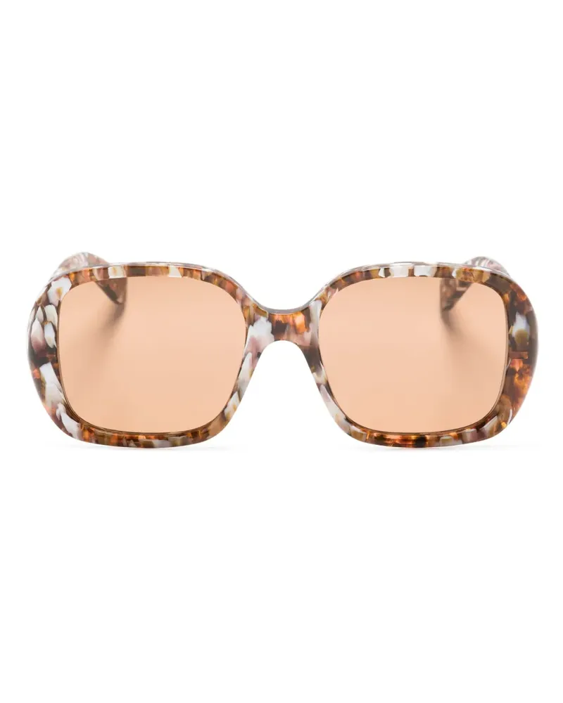 Chloé CH0222S Sonnenbrille in Schildpattoptik - Braun Braun