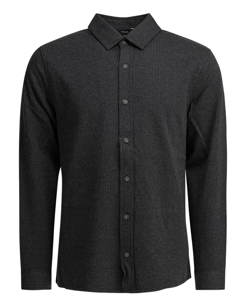 Vince Gestreiftes Hemd - Grau Grau