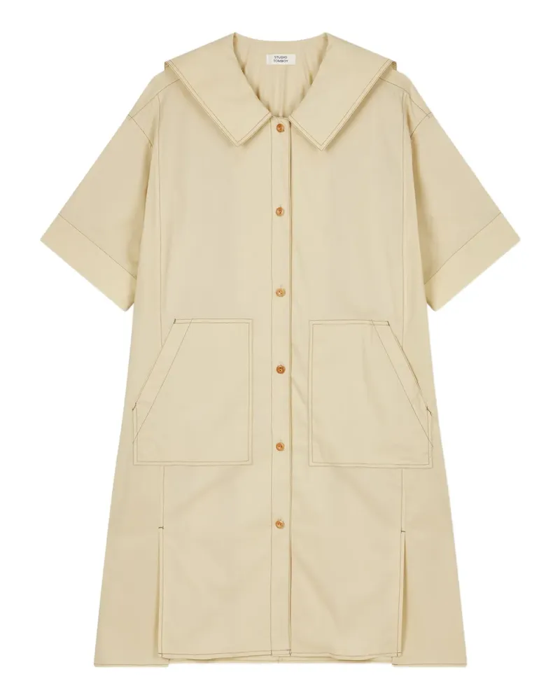 STUDIO TOMBOY Kleid mit Taschendetail - Gelb Gelb