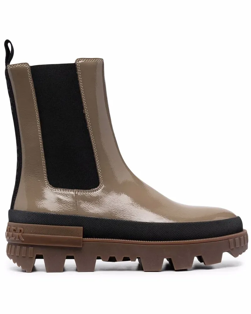 Moncler Stiefel mit Einsätzen - Nude Nude