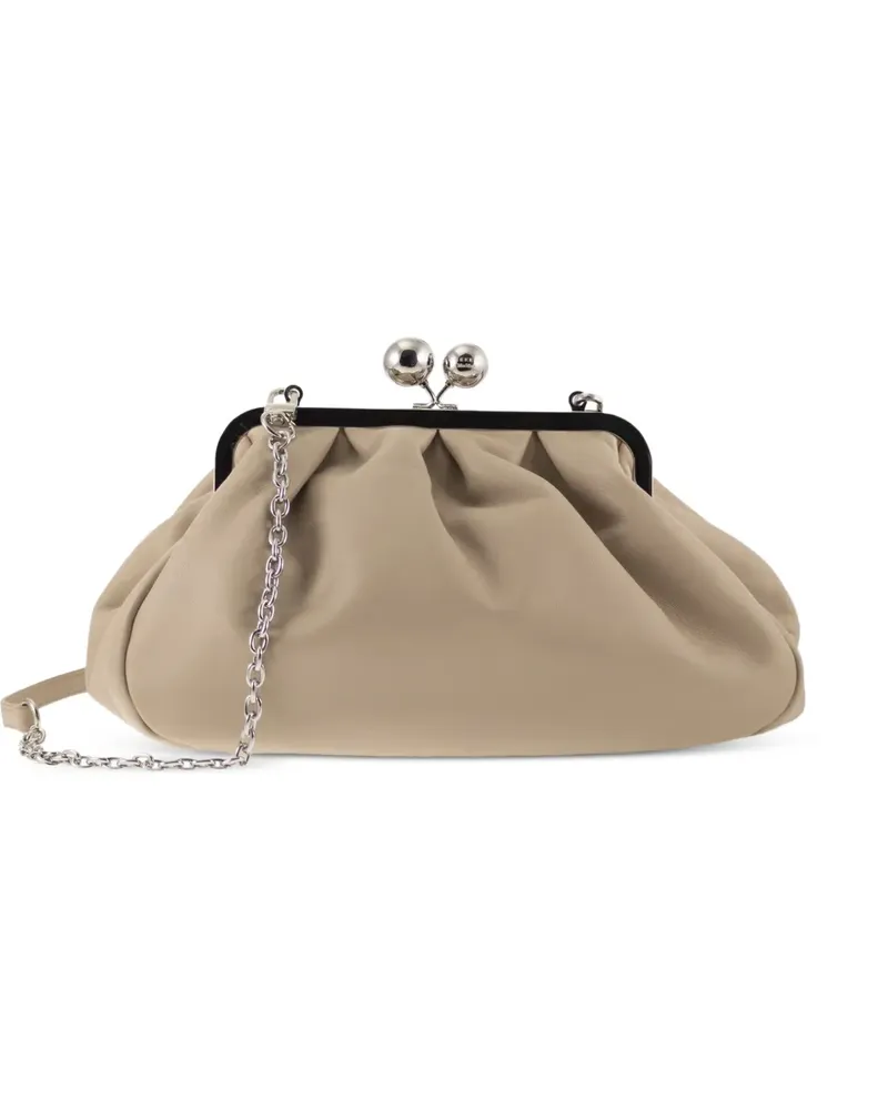 Max Mara Pasticcino Nappa-Clutch - Nude Nude