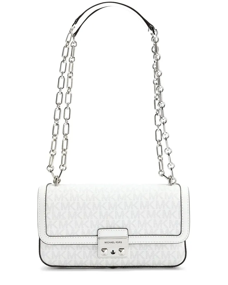 Michael Kors Kleine Tribeca Schultertasche - Weiß Weiß