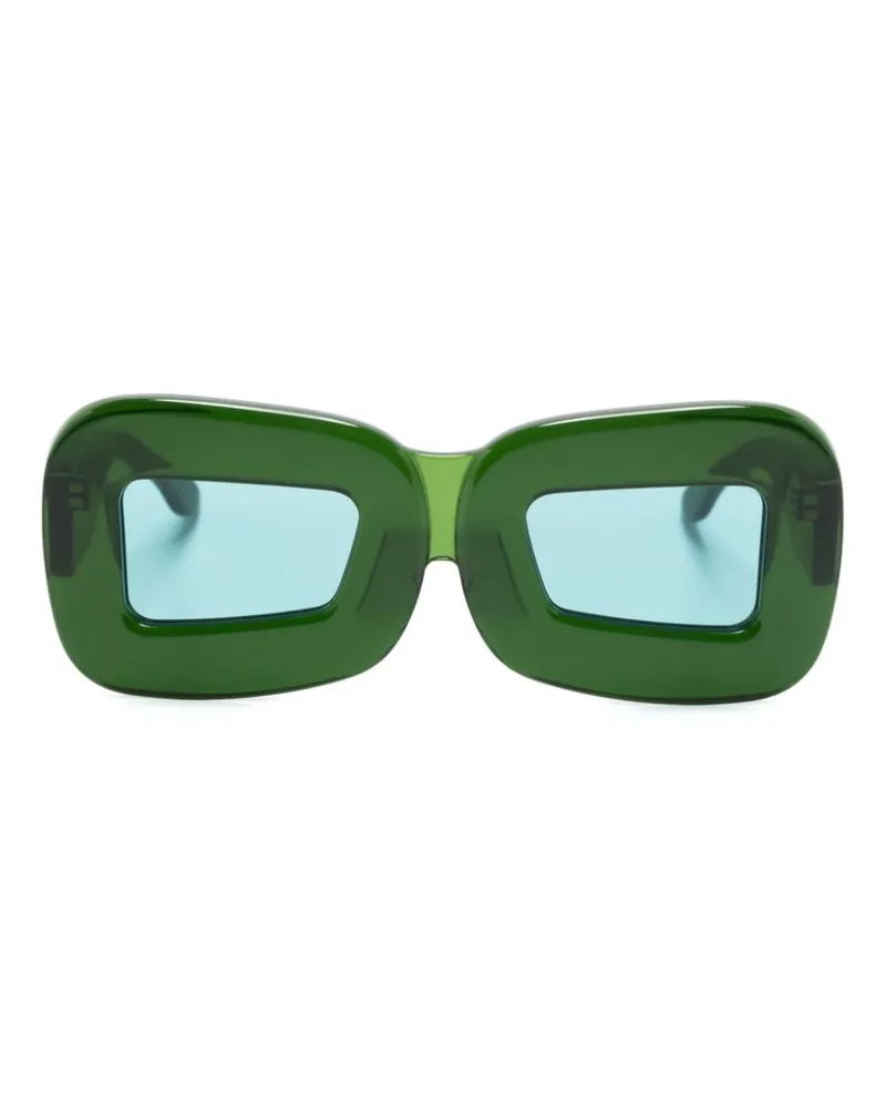 Henrik Vibskov Marla Oversized-Sonnenbrille - Grün Grün