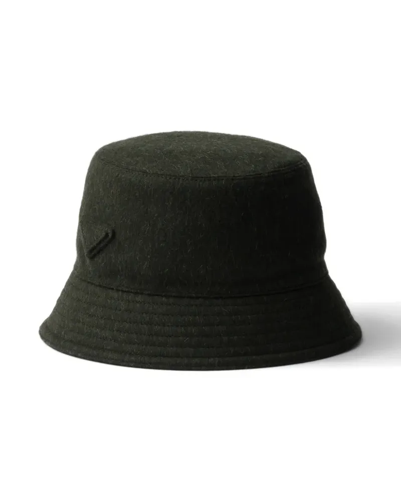 Prada Loden Fischerhut - Grün Grün