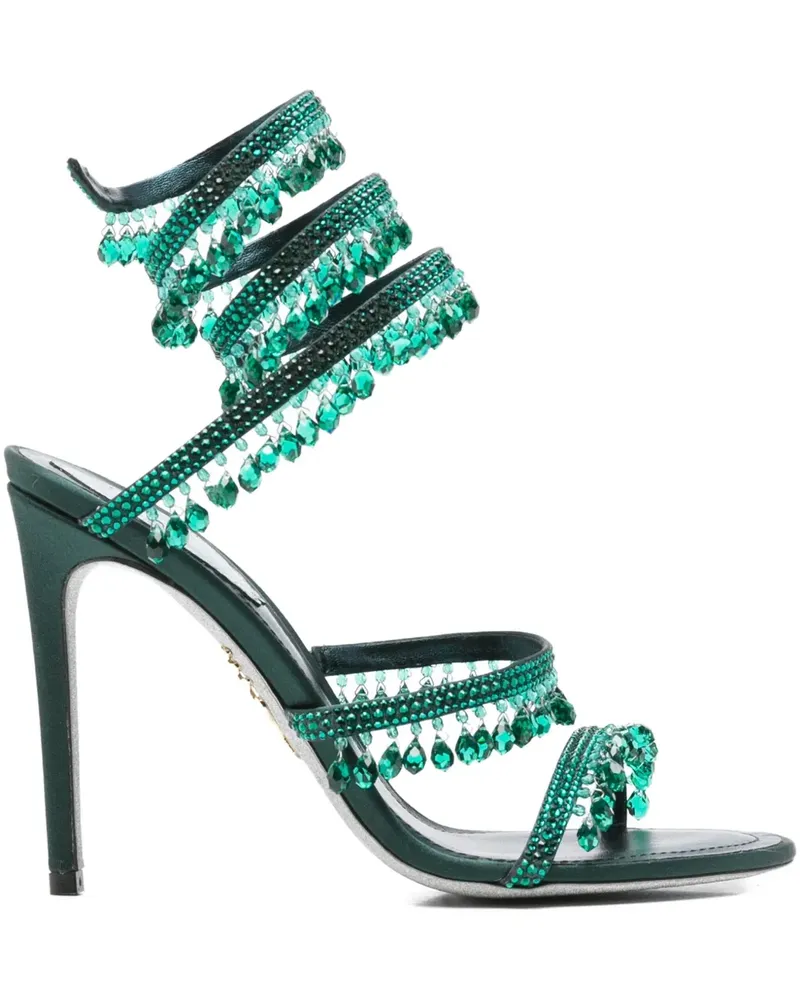 René Caovilla 105mm Chandelier sandals - Grün Grün