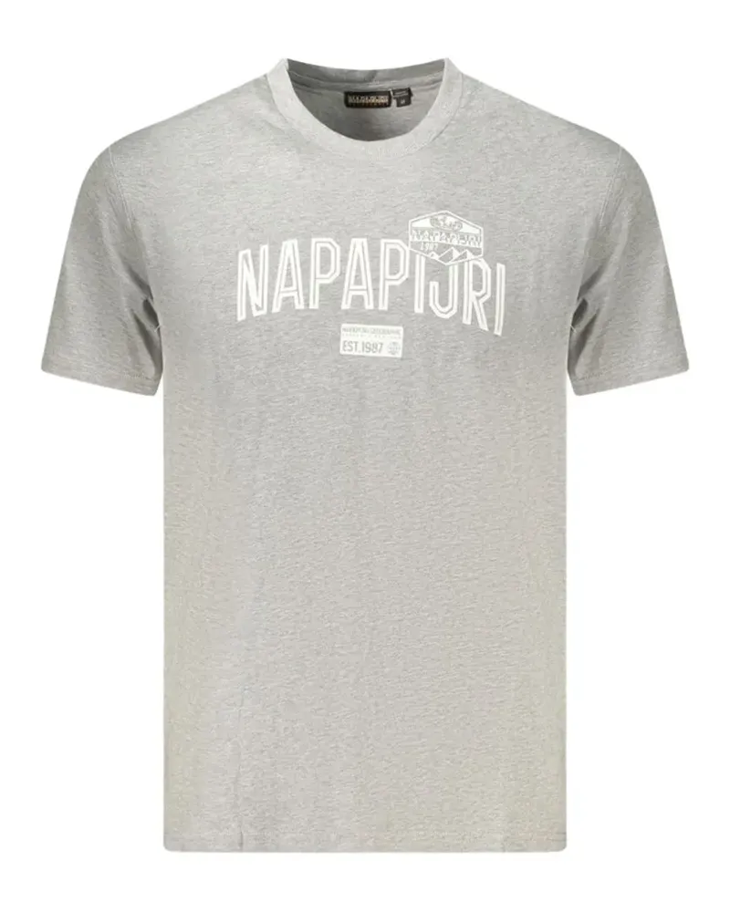 Napapijri graphic-print t-shirt - Grau Grau
