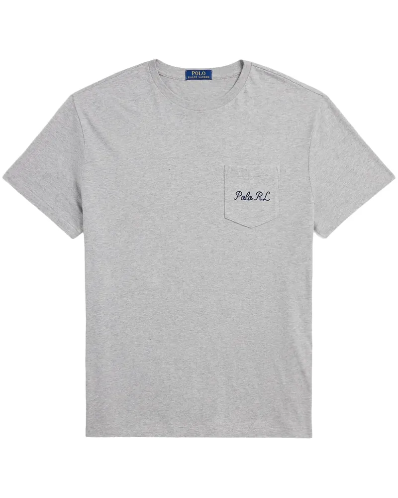 Ralph Lauren T-Shirt mit Polo Bear-Print - Grau Grau